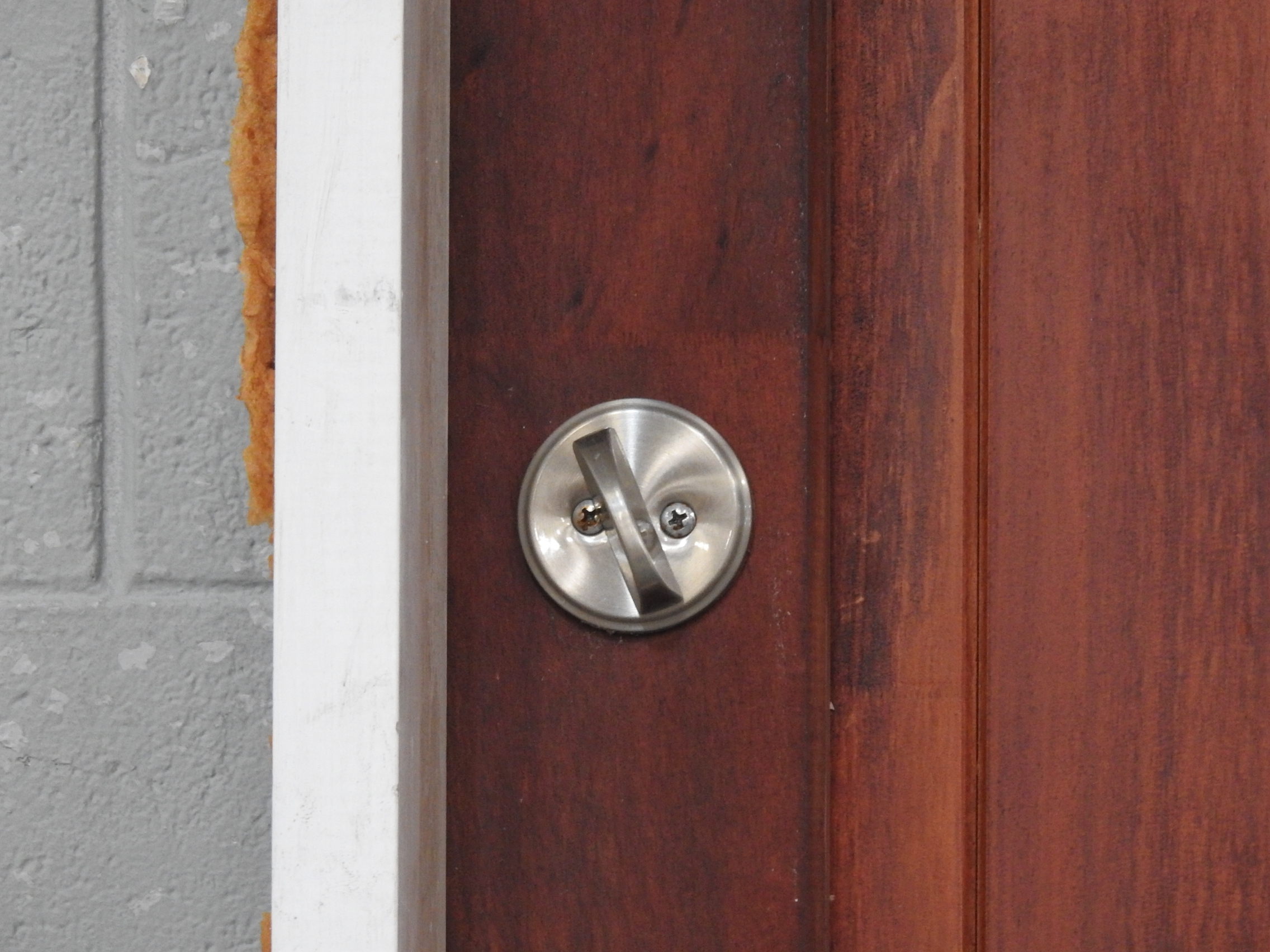 Wooden (Cedar) Exterior TG&V Door - Opens Out From Right