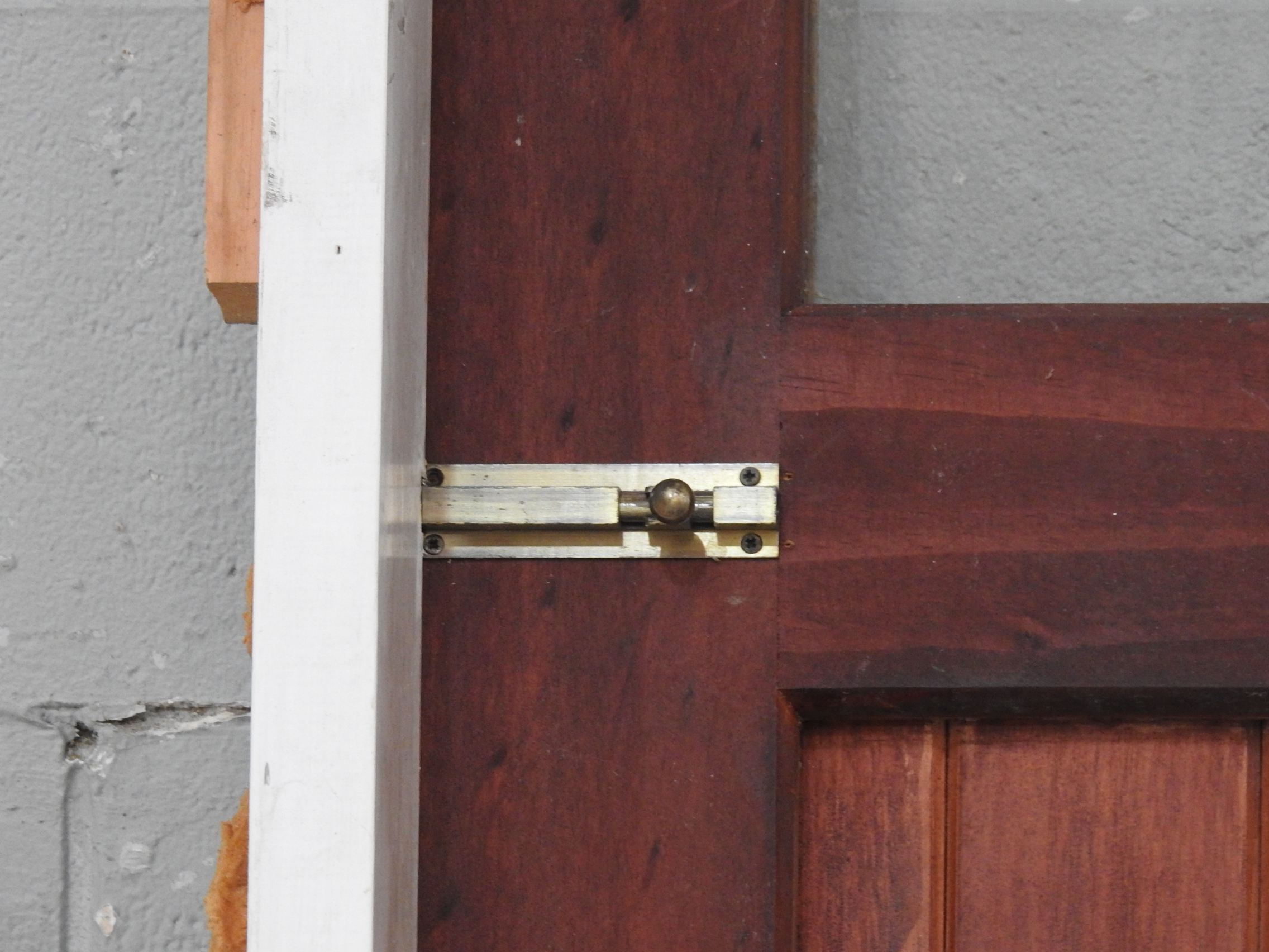 Wooden (Cedar) Exterior TG&V Door - Opens Out From Right