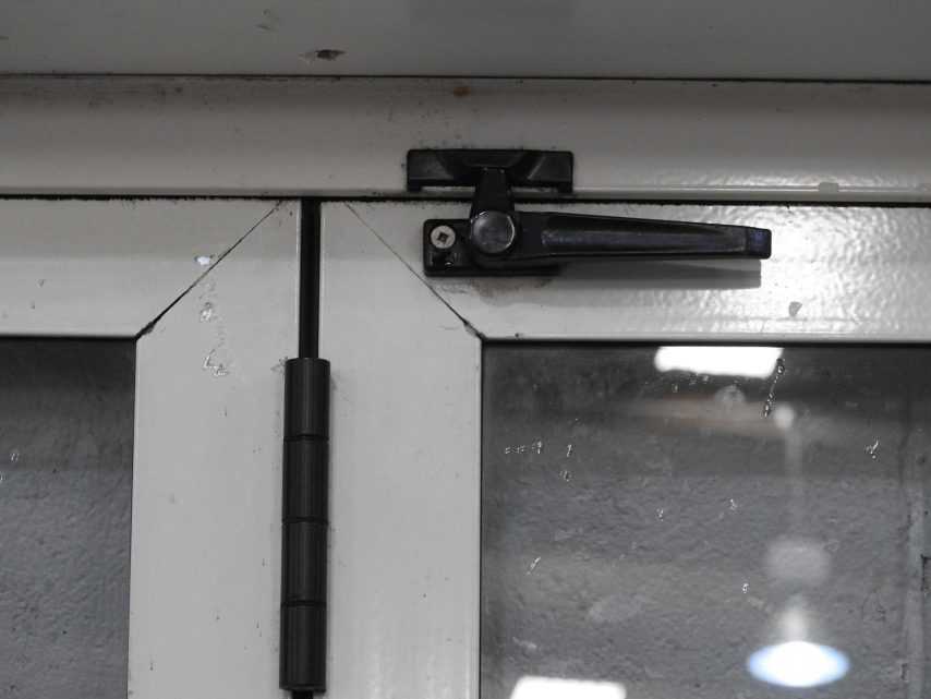 Off White Aluminium Bi-Fold Window - Opens Left To Right