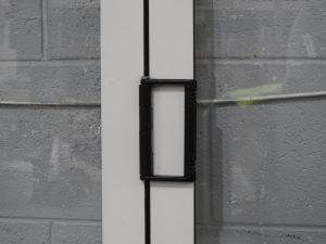 Off White Aluminium Bi-Fold Window - Opens Right To Left