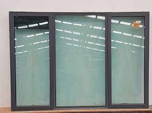 Grey friars aluminium double glazed twin awning Window