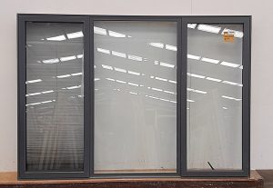 Grey friars aluminium double glazed twin awning Window