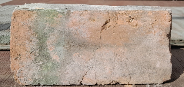 Cleaned old villa bricks