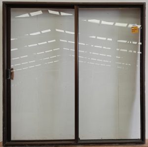 Bronze aluminium sliding door