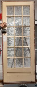 Bungalow 15 light Wooden entrance door