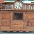Beautiful Solid Vintage Oak cabinet