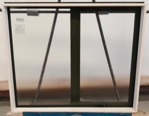 Karaka green aluminium awning window