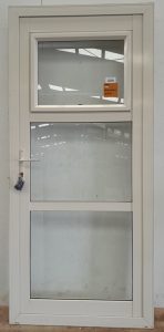 Off white aluminium door