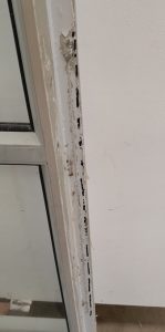 Grey aluminium stacker slider