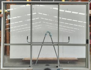 Grey aluminium stacker slider