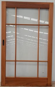 Wooden cedar interior door