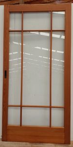 Wooden cedar interior door