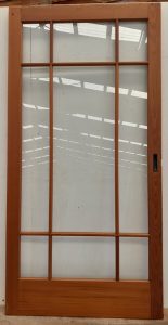 Wooden cedar interior door