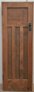 Wooden cedar cupboard door