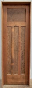 Wooden cedar cupboard door