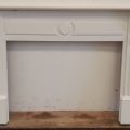 Vintage Native timber fireplace surround