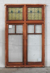 English Cottage Style Wooden Casement Leadlight Window