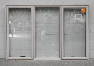 Desert Sand Aluminium Double Awning Window