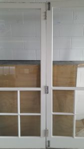 Wooden colonial style Unhung bi-fold doors