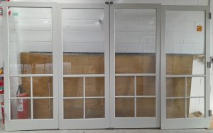Wooden colonial style Unhung bi-fold doors