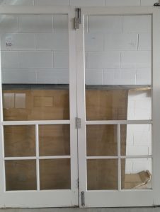 Wooden colonial style Unhung bi-fold doors