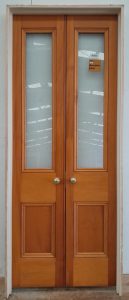 Wooden solid Rimu French doors