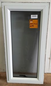 White aluminium awning window