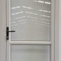 Off white aluminium door