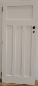 Wooden 4 panel Solid bungalow door