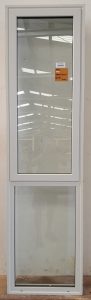Off white double glazed aluminium awning window