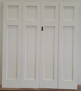 Wooden Bungalow bi fold internal cupboard doors