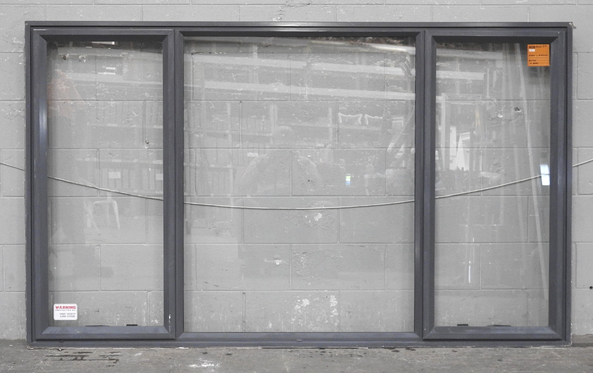 Denim Blue Aluminium Double Awning Window