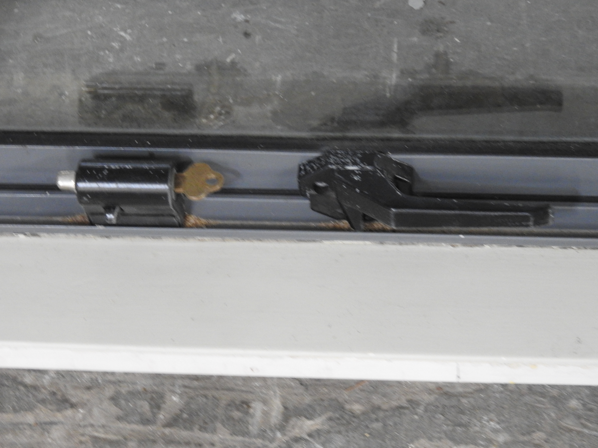 Denim Blue Aluminium Double Awning Window