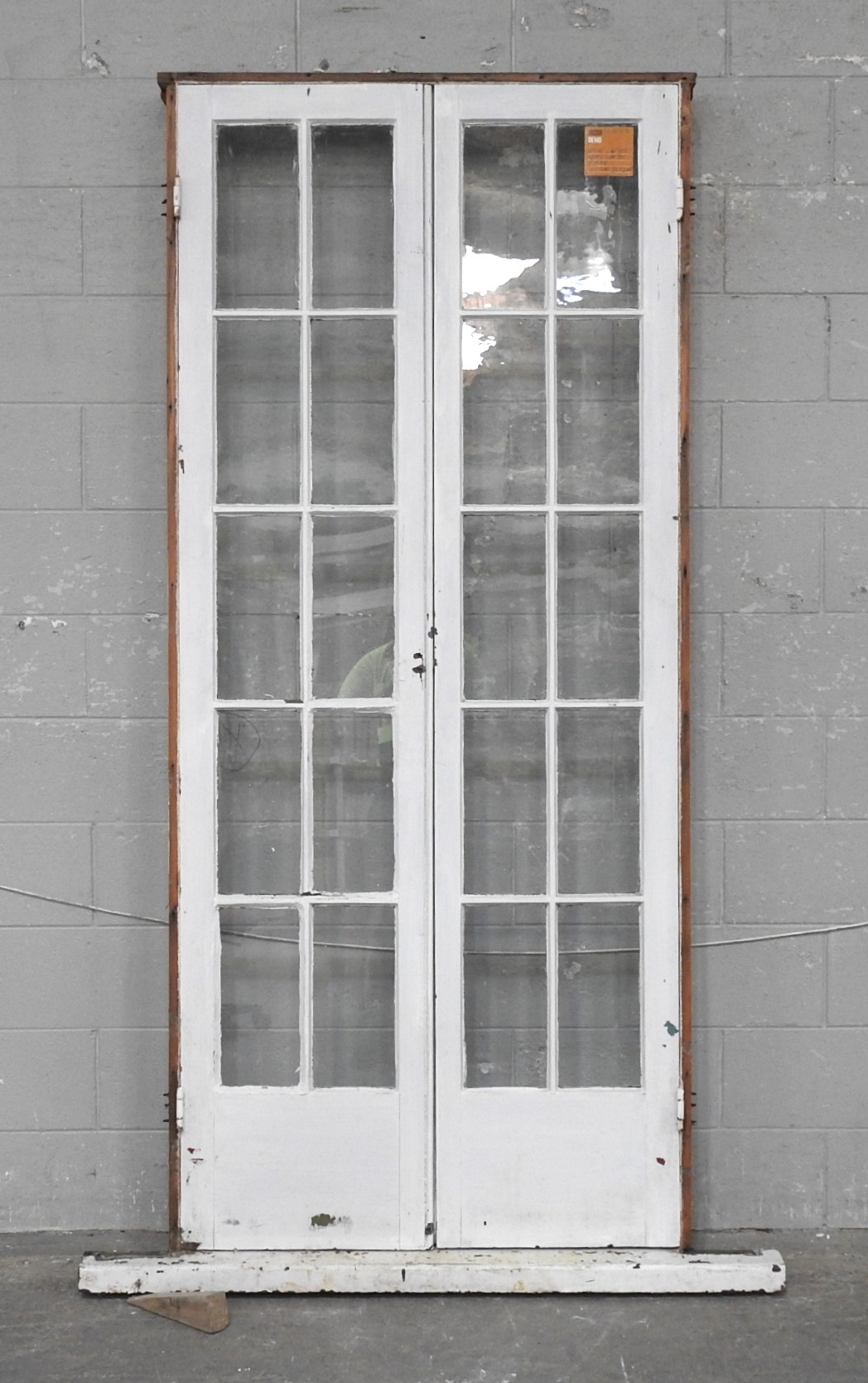 Narrow Villa / Colonial Wooden French 10-Light Doors