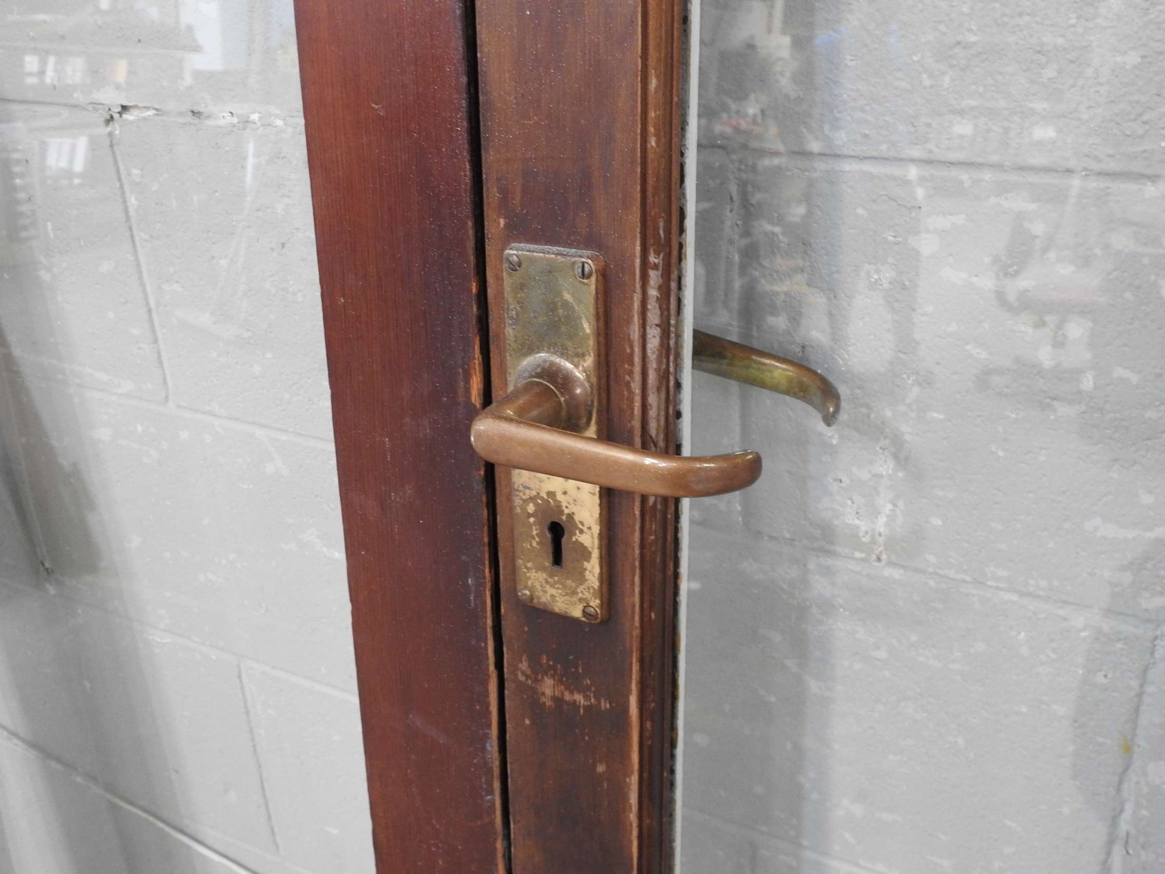 Wooden French Doors with Sidelights