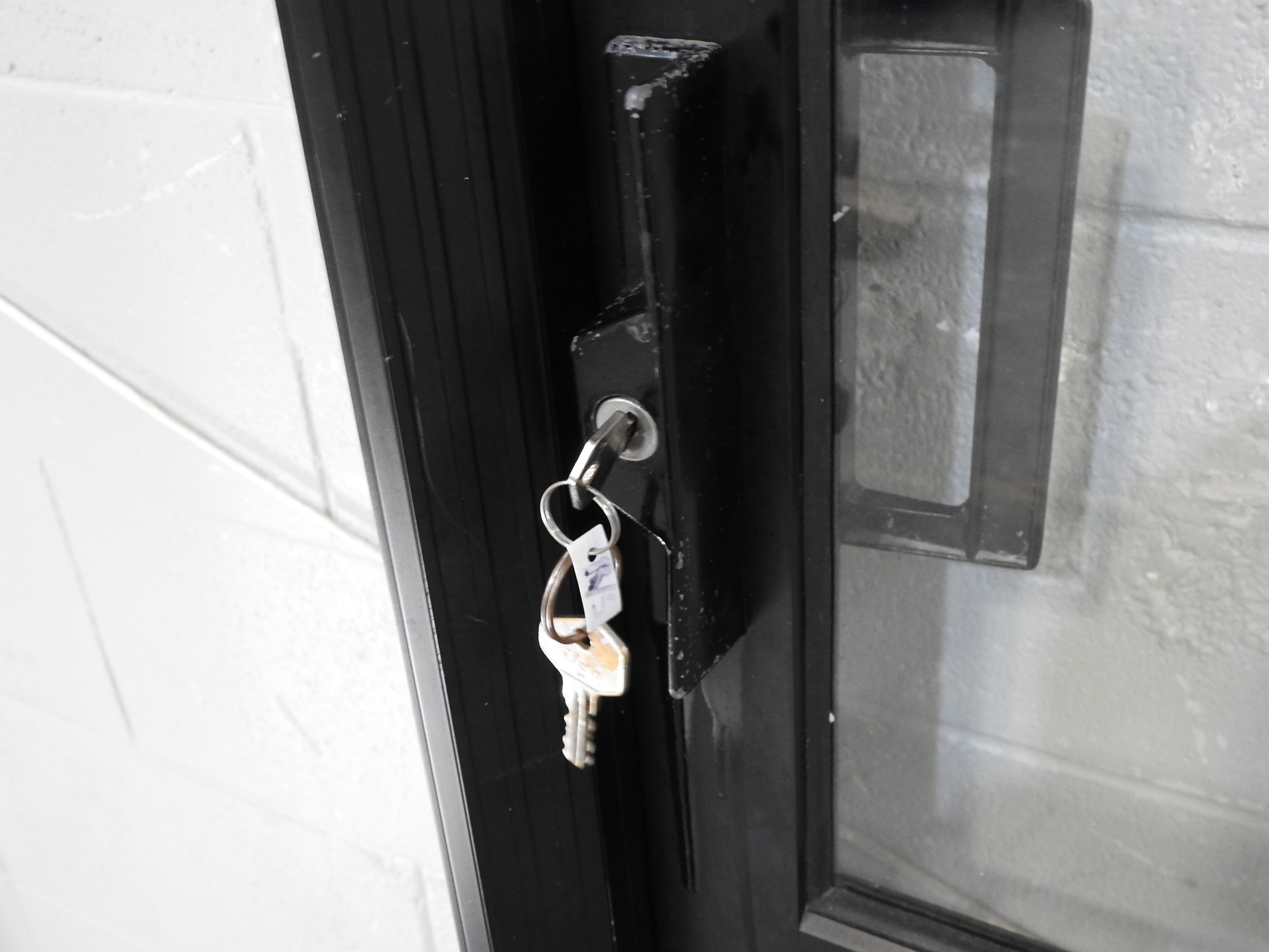 Black Aluminium Sliding Door With Awning Window