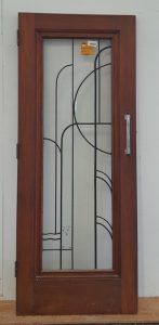 Beautiful Solid wodden leadlight door