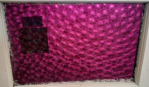 Beautiful wooden fixed sash