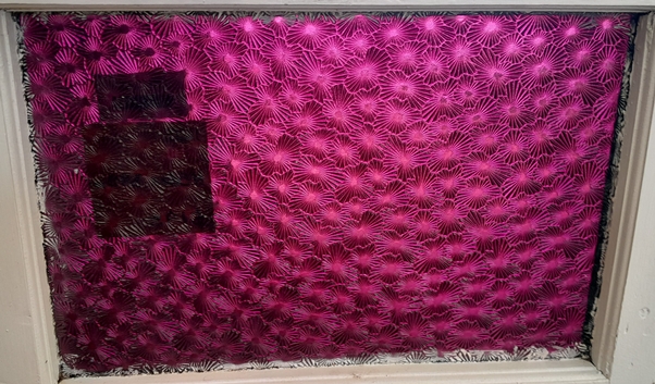 Beautiful wooden fixed sash