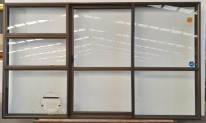 Bronze aluminium sliding door