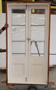 Kauri timber Villa French doors