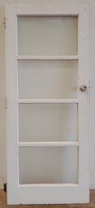 Wooden exterior door