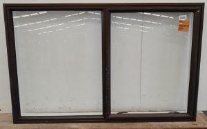 Bronze aluminium awning window