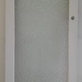 Wooden rimu with vintage glass entrance door