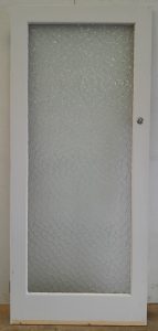 Wooden rimu with vintage glass entrance door