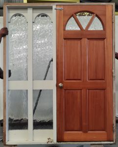 Wooden Rimu entrance door