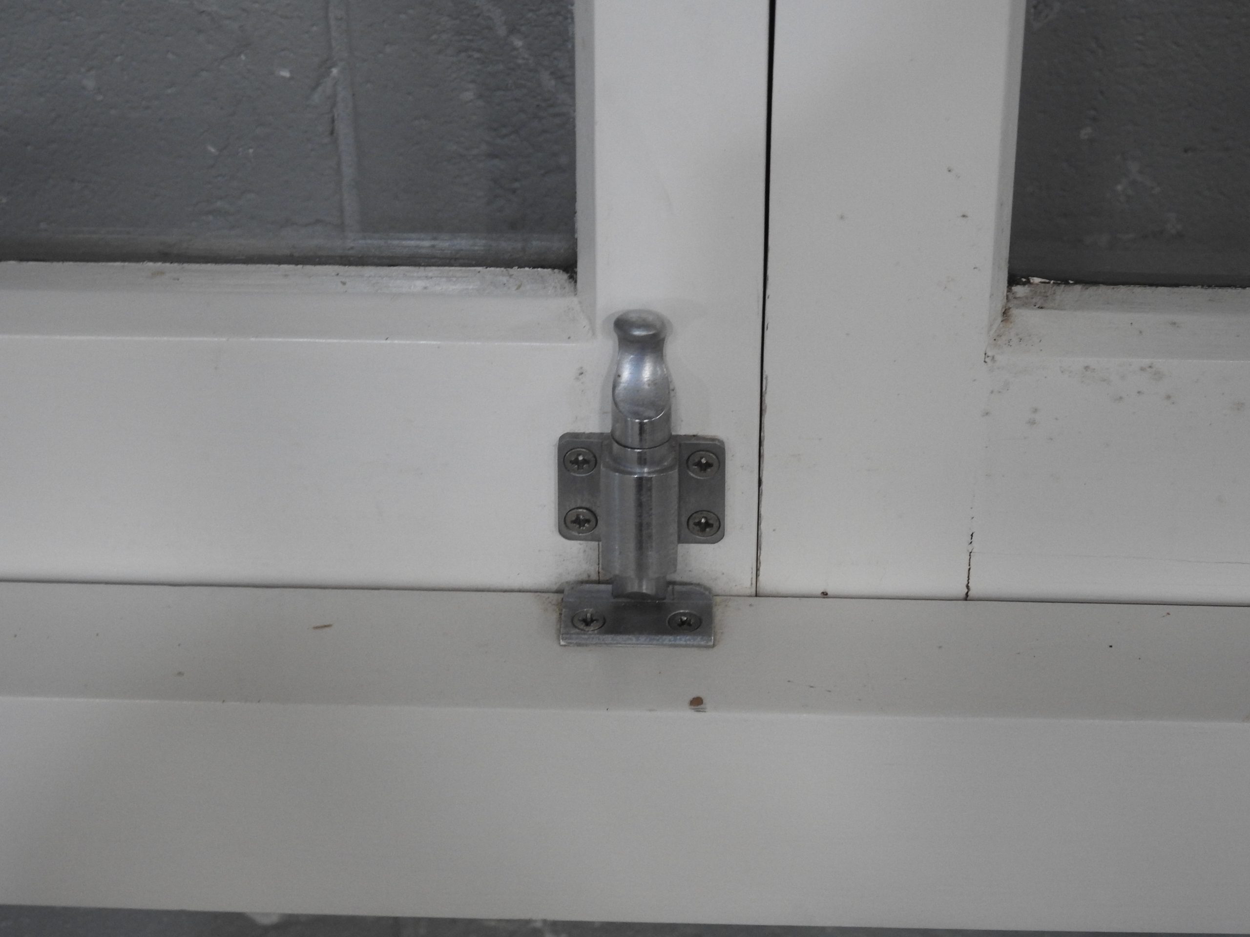 Wooden French Window With Bottomlight