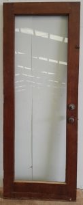 Wooden cedar exterior door