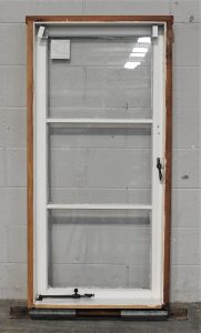 Narrow Wooden casement window
