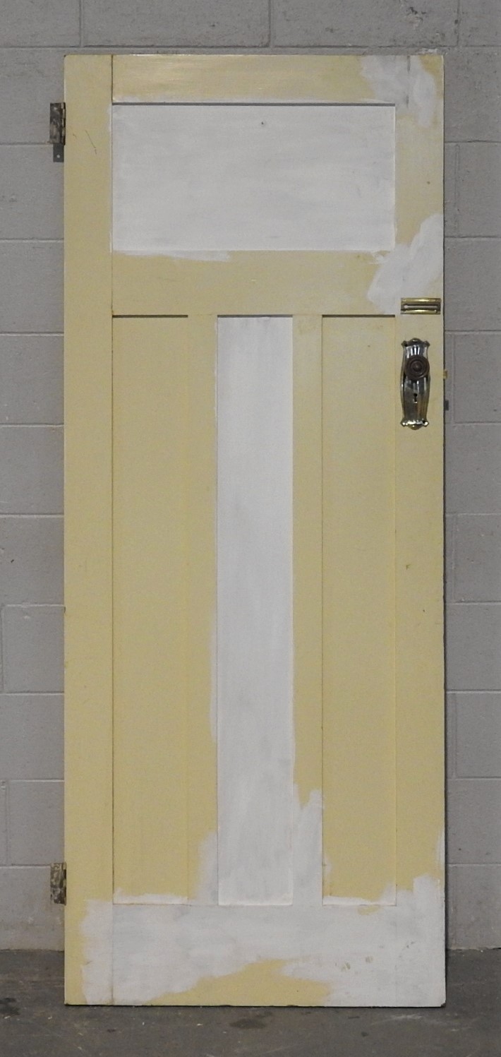 Wooden Bungalow 3 Panel Interior Door - Unhung